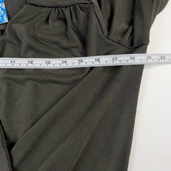 Free People Intimately Womens Turnt Bodysuit Top Draped Thong Long Sleeve M New - Picture 11 of 12